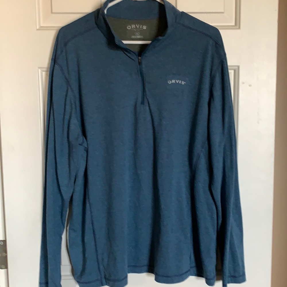 Men’s Orvis quarter zip in multiple colors will sell together or separate